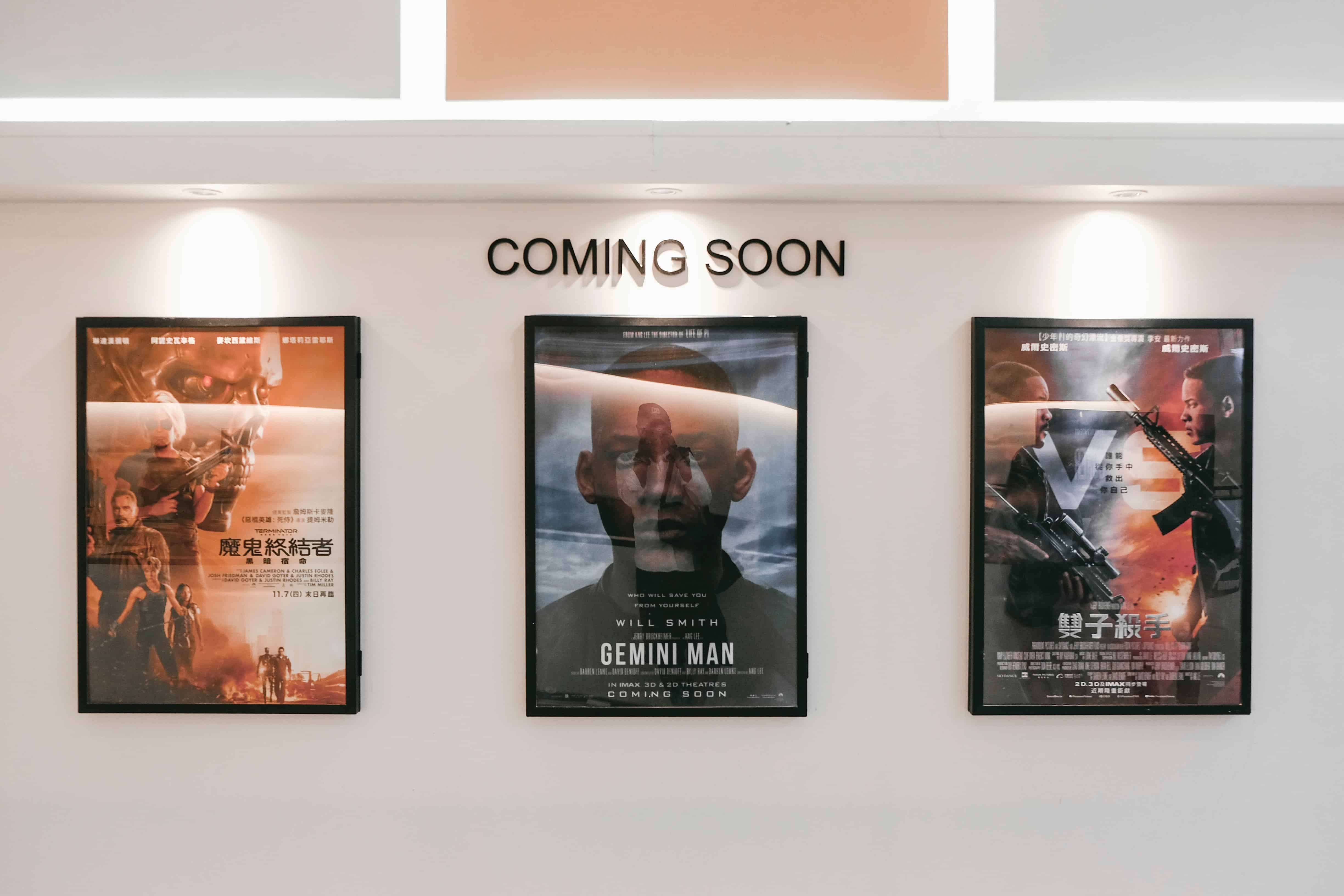 Movie theater posters for your man cave