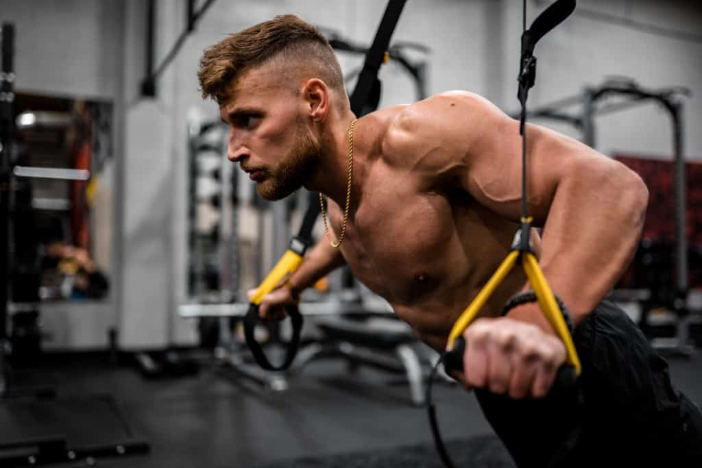 gain muscle with resistance band bars