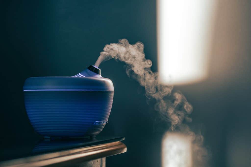 use an essential oil diffuser to sleep better