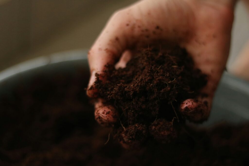 Dirt contains humic